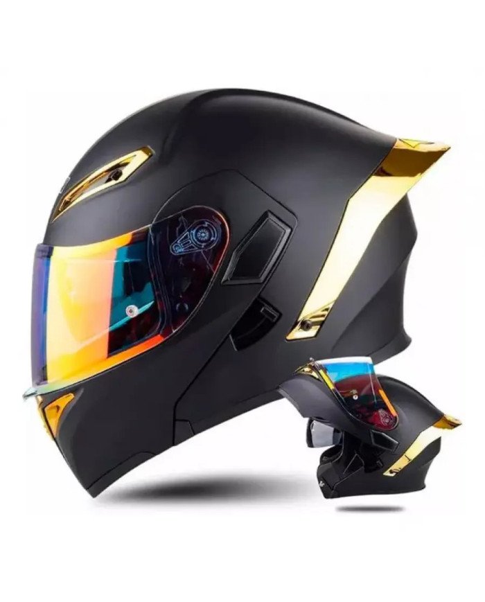 CASCO ABATIBLE SOMAN NEGRO XL