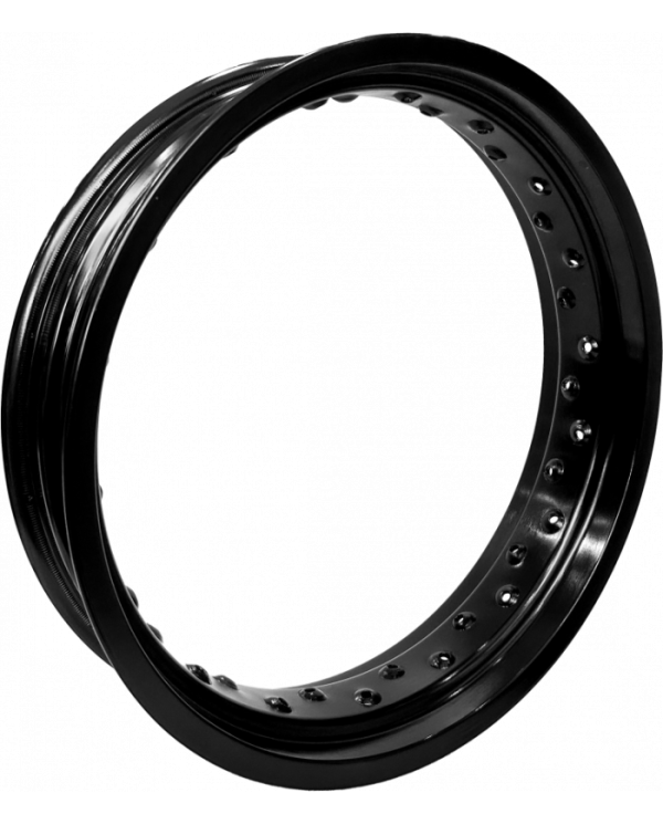 ARO ALUMINIO 3.50-17 (36-HUECOS) DEMOLITION NEGRO YZU