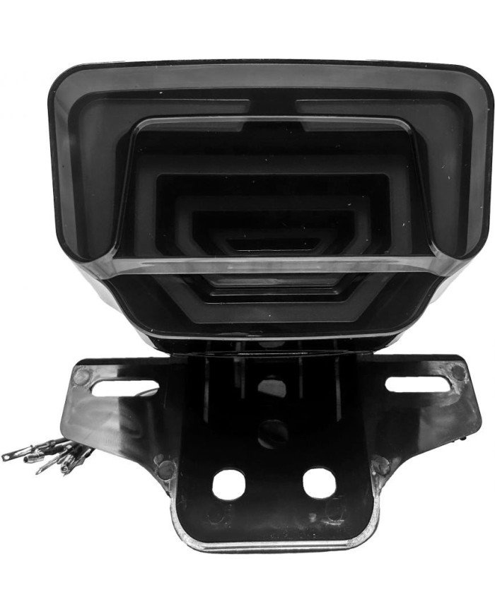 FARO POSTERIOR CG150 LED 12V AMARILLO + AZUL (SEÑAL DE GIRO) BSJ