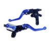 MANIJAS RACING C/BOMBA UNIVERSAL CNC AZUL GDM