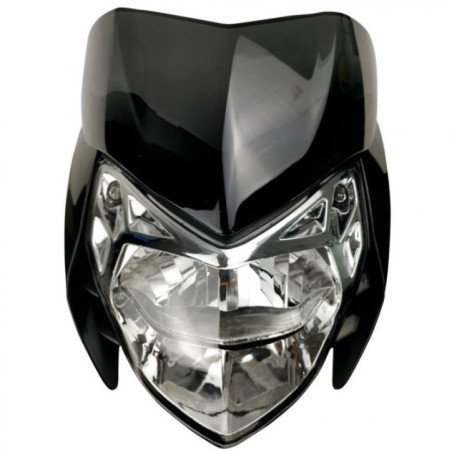 MASCARA+FARO CUADRADO GL125 MOTOTAXI NEGRO HGJ
