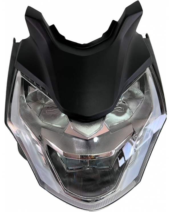 MASCARA+FARO HONDA CB190R NEGRO RCC