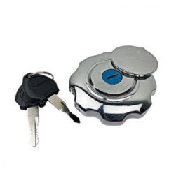 TAPA TANQUE C/LLAVE CROMADO CB-CG125 HGJ