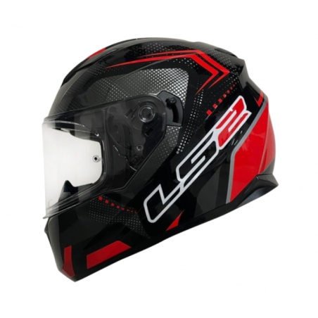 CASCO LS2 FF320 INTEGRAL DOOM ROJO/GRISS XL
