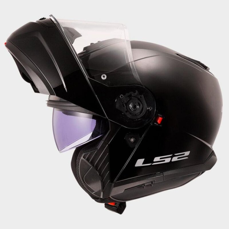CASCO LS2 ARTICULADO FF908 STROBE-II NEGRO MATE L