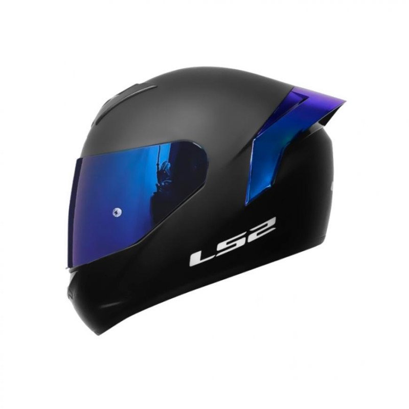 CASCO LS2 NS352 INTEGRAL VISOR/BLUE NEGRO/MATE XL