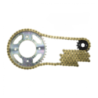 KIT ARRASTRE GOLD 428H-128L- 43T/14T HONDA GL125-CB125F CHOHO