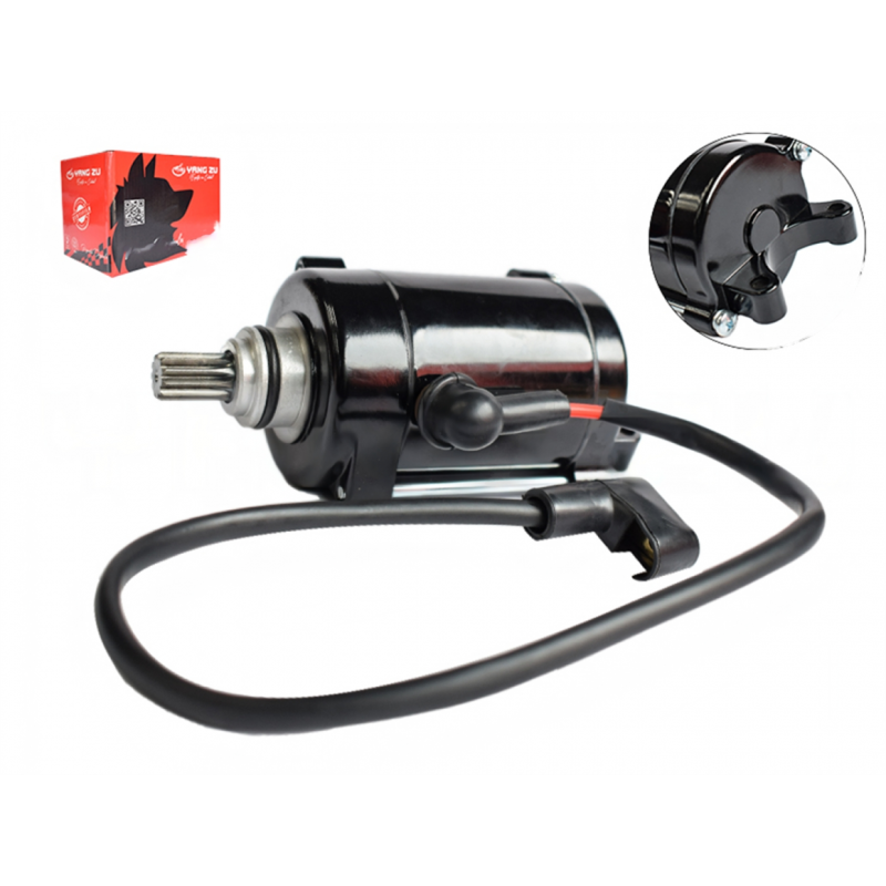 MOTOR ARRANQUE LF CG300 11T (14X21MM) NEGRO YZU
