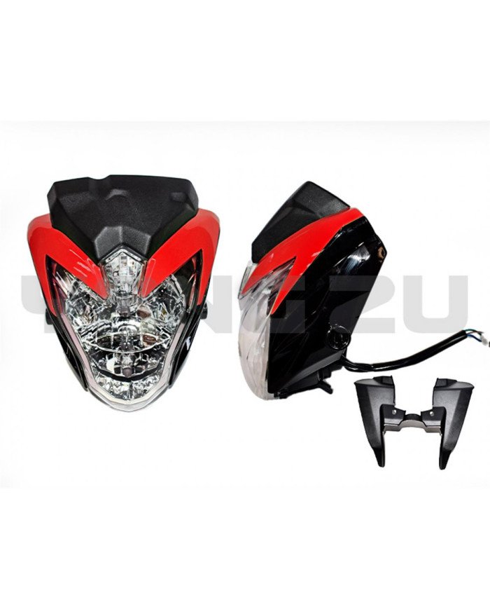 MASCARA+FARO DELT NEXUS 150CG/(JH/CG3)(HALOGENO) NG/ROJO YZ