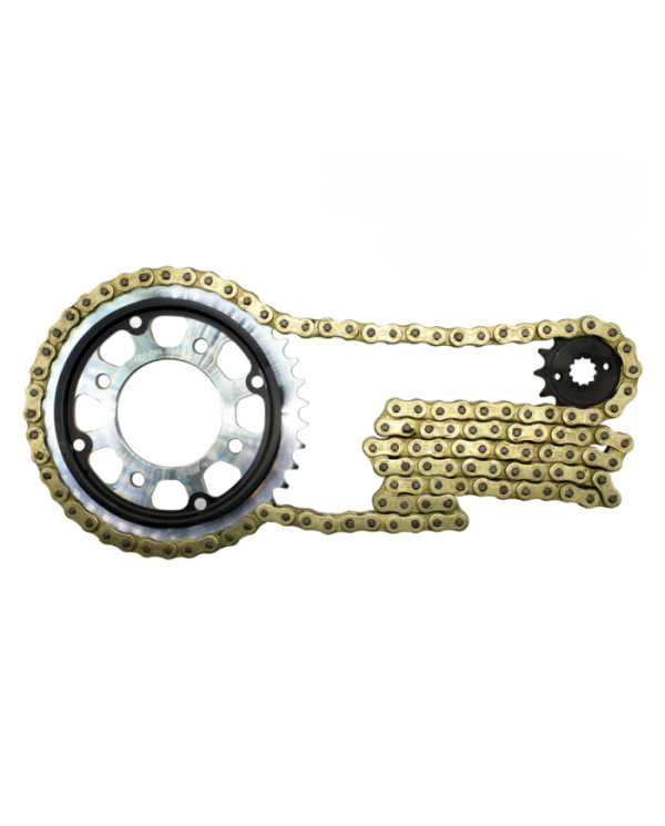 KIT ARRASTRE CBX250TWISTER 37T/13T-520H-116L GOLD CHOHO