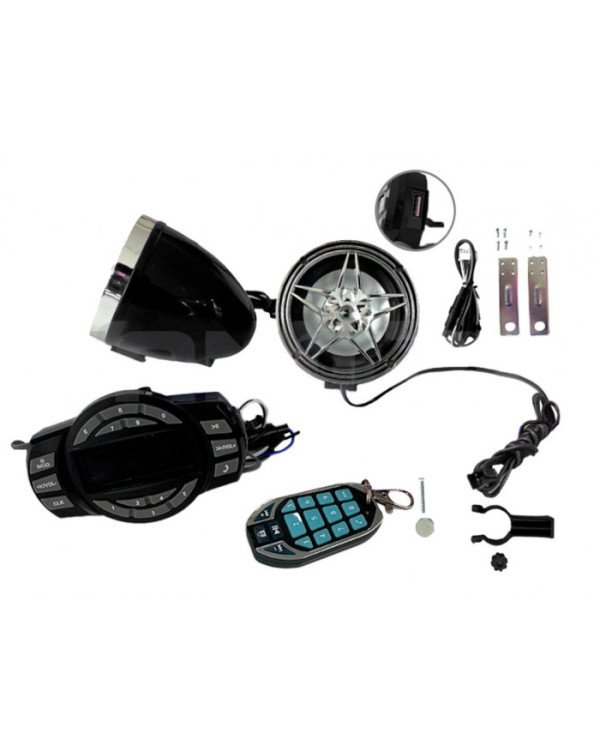 RADIO C/BLUETOOTH NO.4 C/PANTALLA+CONTROL NEGRO YZU