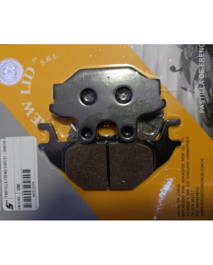 PASTILLA FRENO DAVEST-QINGQI RCC