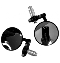 ESPEJO REDONDO CAFFE-RACER CARBON GDM