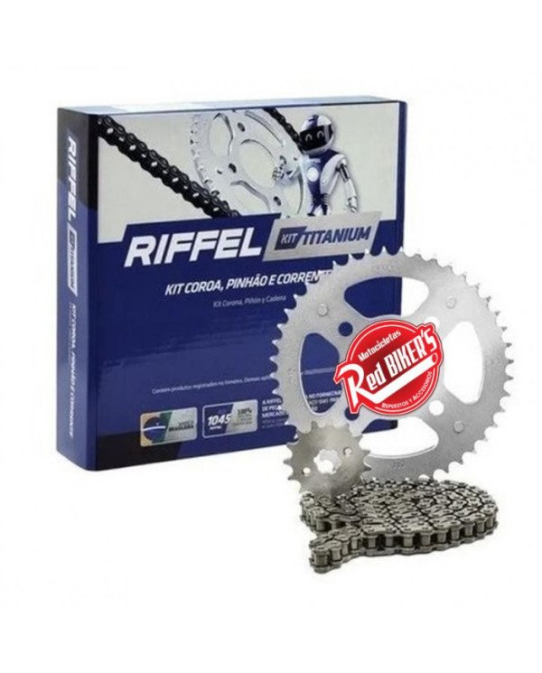 KIT ARRASTRE 428H 130L-45T-15T SUZUKI GZ150 (2019) RIFFEL