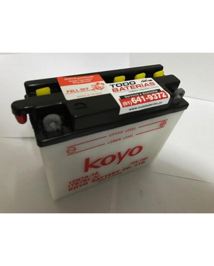 BATERIA 12V 12N7A-3A LIQUIDO KOYO TW
