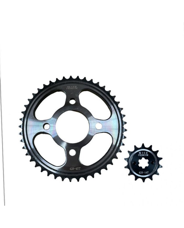 KIT CATALINA 43T Y PIÑON 15T PULSAR 135-LS/DISCOVER 125-ST RIFFEL