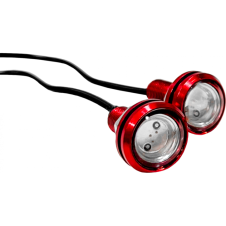LED OJO AGUILA ROJO FIJO-FLASH RMA