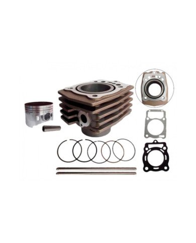 CILINDRO KIT YX300 AGUA 72MM S/ALETA GRIS KIGCOL