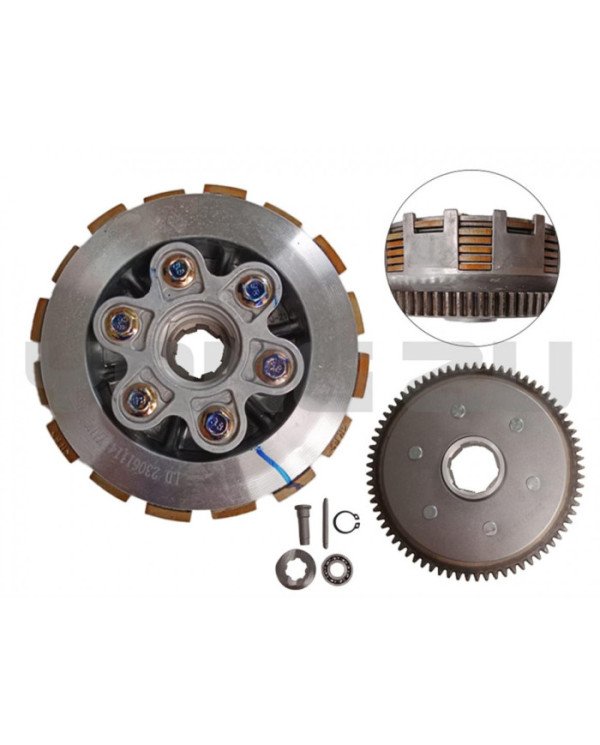 CREMALLERA EMBRAGUE 6P 6D 73T CG150 KIGCOL
