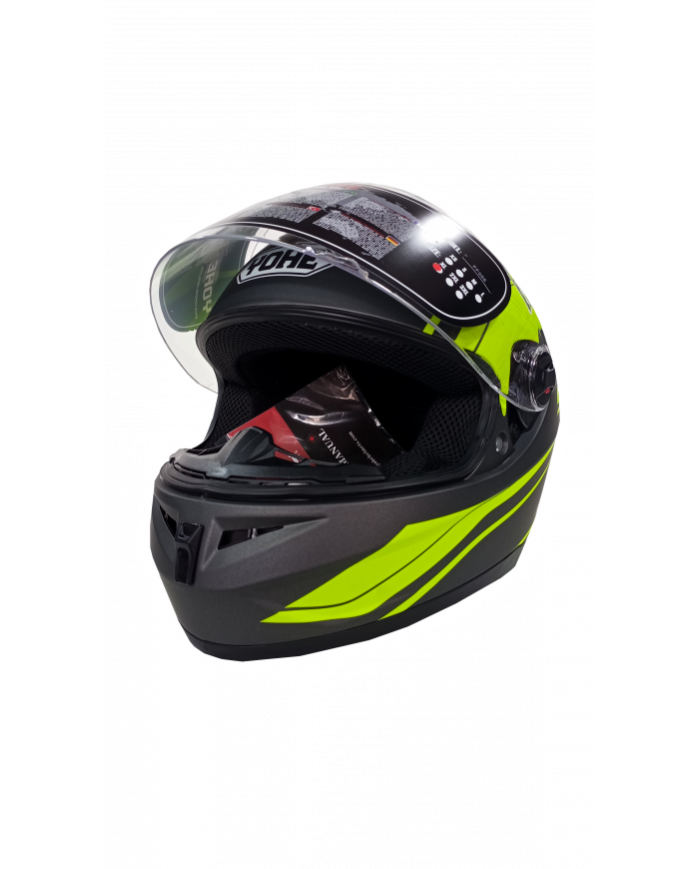 CASCO YOHE INTEGRAL FF966 NG/MAT-RJ/BL-NG/GR L,XL