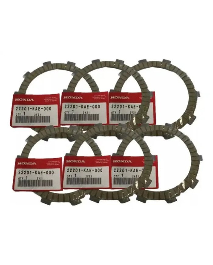 DISCO EMBRAGUE 6PZA CBX-XR250 HONDA TORNADO KIGCOL