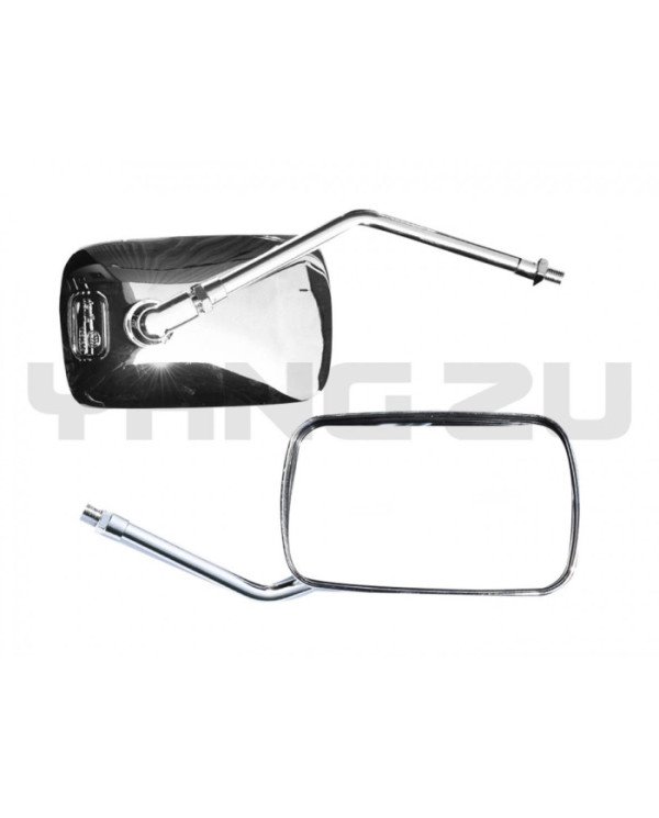 ESPEJO 10MM METAL CARGUERO/CHOPPER CROMADO YZU