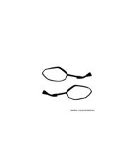 ESPEJO OVALADO CBF-INVICTA ROJO GDM