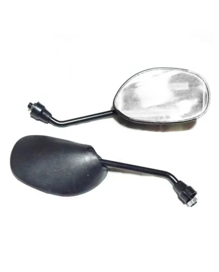 ESPEJO OVALADO 10MM WAVE AZUL+NEGRO