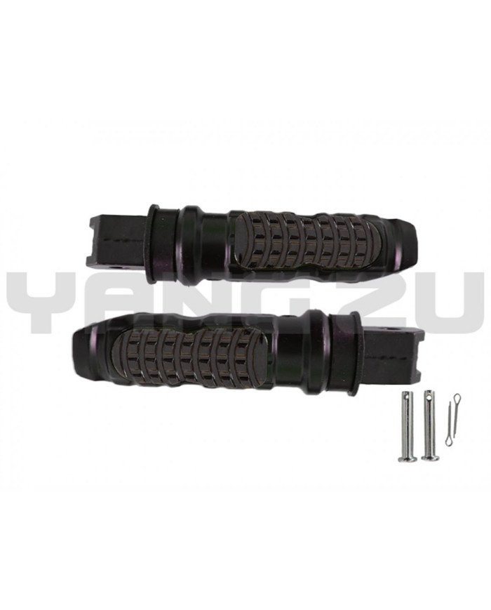 ESTRIBO POST ALUMINIO UNIVERSAL NEGRO BJR