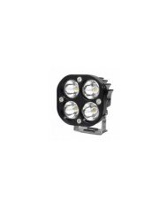 FARO NEBLINERO LED 4 PUNTOS NEGRO-ROJO BJR