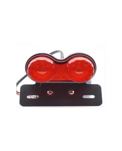 FARO POST LED C/ PORTA PLACA UNIVERSAL 059 BJR