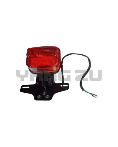 FARO POST PELIGRO CG125-150 C/PORTA PLACA YZU