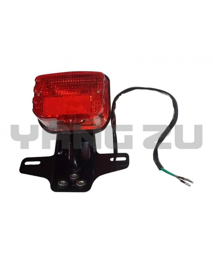 FARO POST PELIGRO CG125-150 C/PORTA PLACA YZU