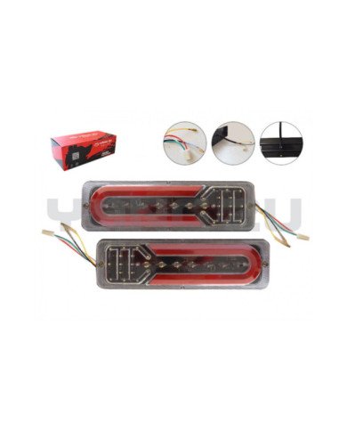 FARO POST CARGUERO LED ROJO YZU