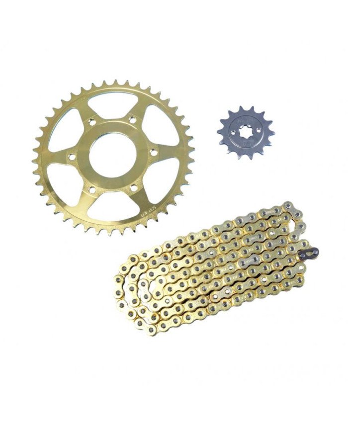 KIT ARRASTRE DORADA 428H-132L 42T/15T HONDA CBF-CB150/GL150 HJU