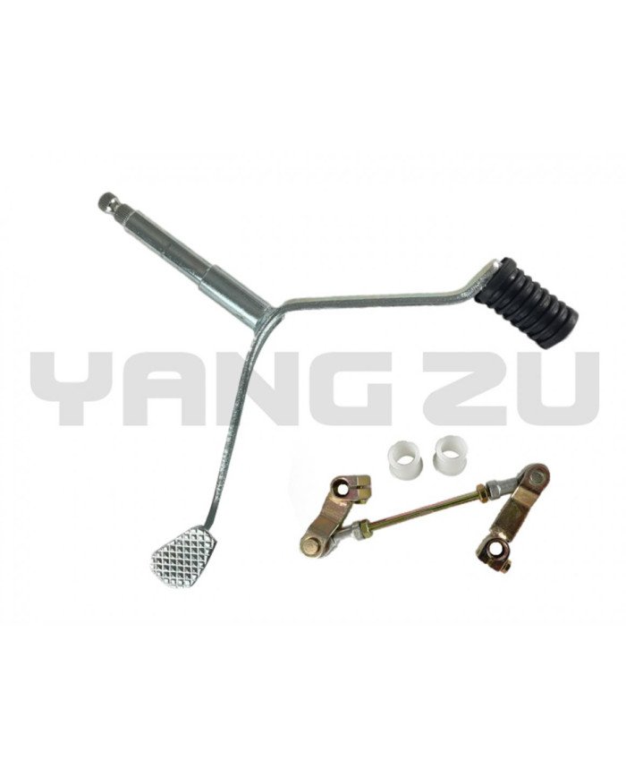 PEDAL CAMBIO C/VARILLA (20CM) CHOPER/CARGUERO YANG ZU