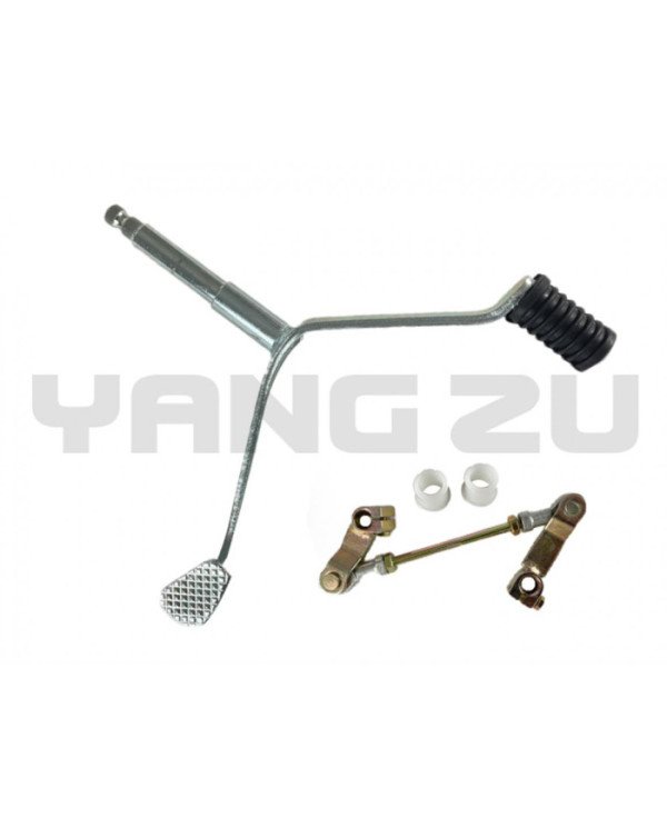 PEDAL CAMBIO C/VARILLA (20CM) CHOPER/CARGUERO YANG ZU