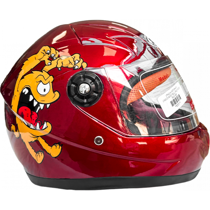 CASCO NIÑO FULL FACE MON1 ROJO BJR