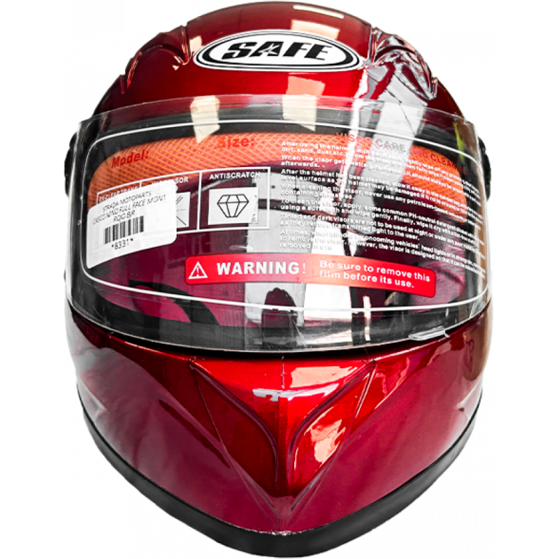 CASCO NIÑO FULL FACE MON1 ROJO BJR