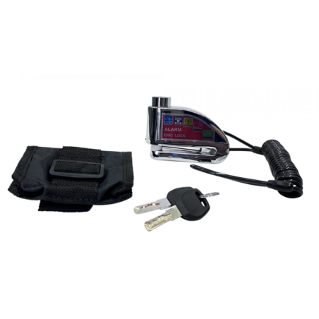 CANDADO DISCO ALARMA C/ESTUCHE GDM