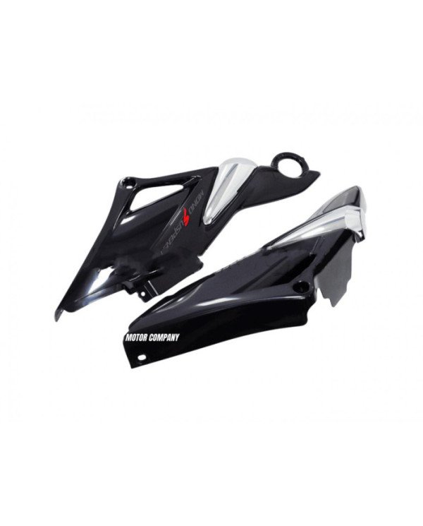 TAPA LATERAL CBF150 UNIC NEGRO