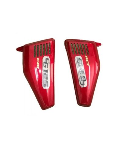 TAPA LATERAL R/L GRUESA CG125 ROJO CN