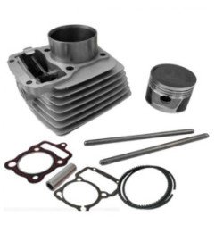 CILINDRO CG150 149CC 15MM/62MM+VARILLA GRIS YZU