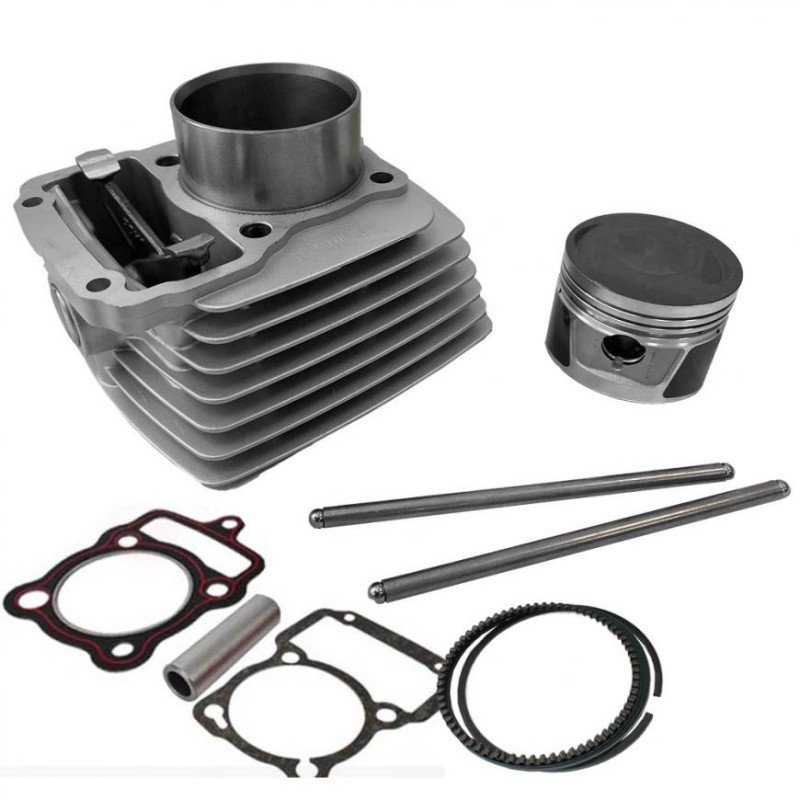 CILINDRO CG150 149CC 15MM/62MM+VARILLA GRIS YZU