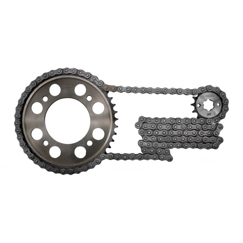 KIT ARRASTRE GOLD DORADO 428H-122L- 43T/14T CBF125 CHOHO