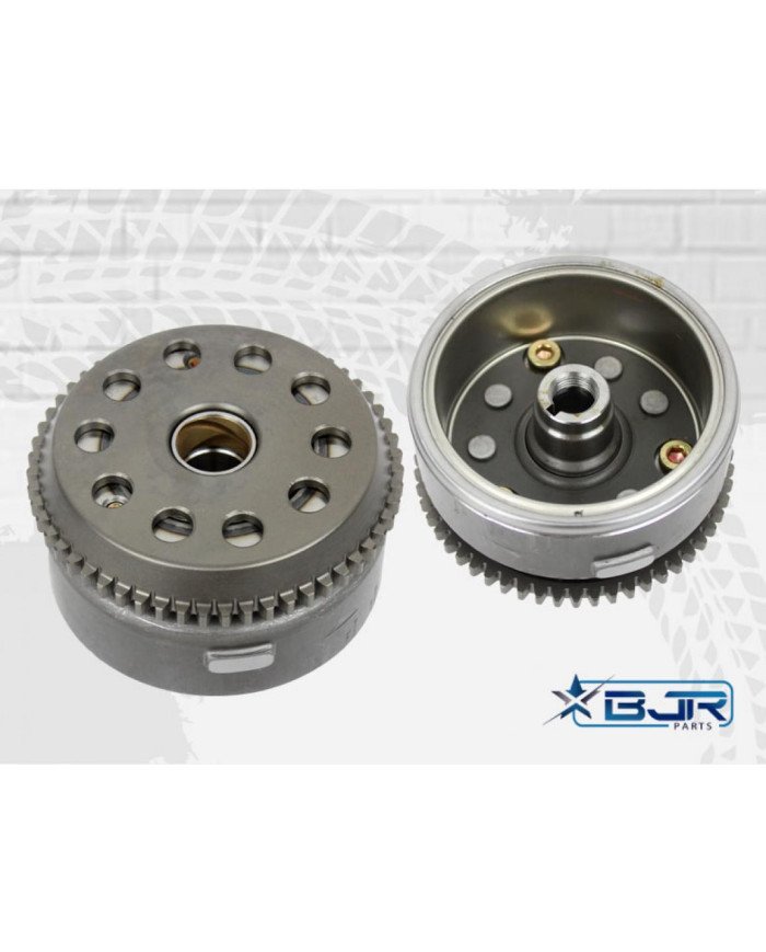 VOLANTE COMPLETO CB200 (P/ALTERN.8POLOS) BJR