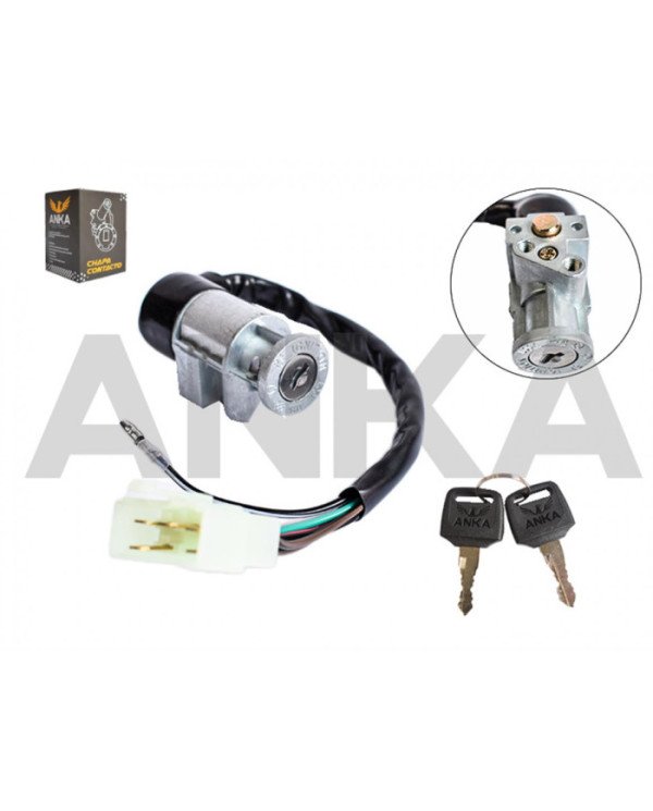 CHAPA ENCENDIDO WAVE C100-110 4 CABLES