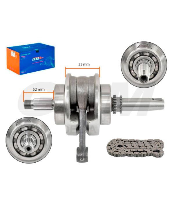 CIGUEÑAL COMPLETO CB150 15MM GDM