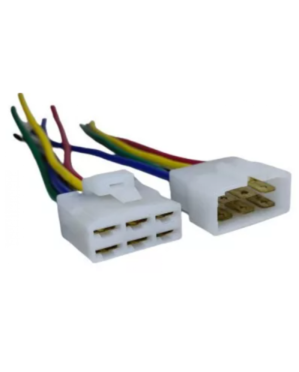 CONECTOR 6 VIAS HEMBRA-MACHO