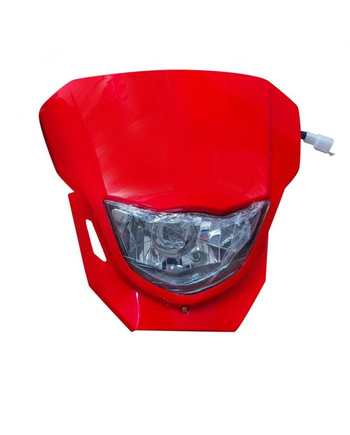 CARENAJE+FARO TORQUE C/MASCAR  ROJO